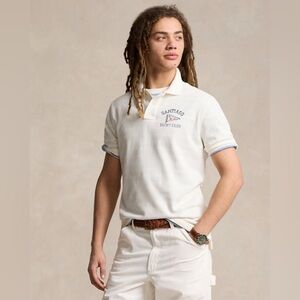 NWT Polo Ralph Lauren Classic Fit Nautical Mesh Polo Shirt